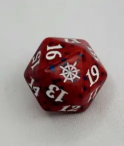 Life Counters / Spindowns Ixalan 22 mm Spindown Dice (Red) Magic MTG - Image 1