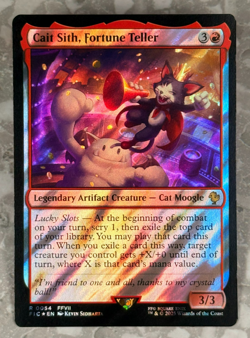 Cait Sith, Fortune Teller Surge Foil 54 R MTG Final Fantasy FIC NM X1 - Image 1