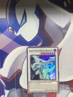 Yugioh Shooting Riser Dragon DANE-ENSE3 Super Rare Limited Edition LP - Image 1