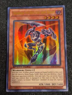 Yugioh Gearfried the Red-Eyes Iron Knight STP7-EN002 Speed Duel Ultra Rare NM - Image 1