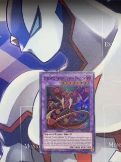 Starving Venom Fusion Dragon Super Rare 1St Edition FIGA-EN060 Yugioh - Image 1