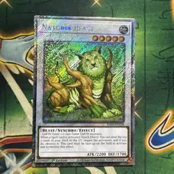 Yugioh! Naturia Beast RA03-En238 Platinum Secret Rare 1st Edition VLP/NM - Image 1