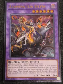 Yugioh Azamina Ilia Silvia Ultimate Rare OP28-EN003 - Image 1