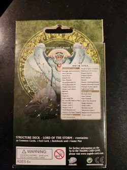 YUGIOH 1ST EDITION LORD OF THE STORM STRUCTURE DECK (SEALED) - Image 2