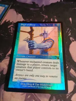 Sigil of Sleep FOIL Urza's Destiny LP Blue Common MTG CARD - Image 1