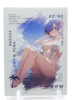 Qianse - Anime Waifu SSR Trading Card - Rem - Image 1
