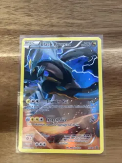 Pokemon TCG Black Kyurem XY Black Star Promos Holo Card XY80 - Image 1