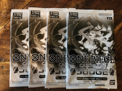 4 x 2023 ONE PIECE Card Game - Judge Pack Vol. 1 - Sealed English NEW - Image 1