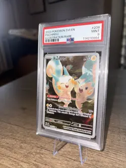 Pokemon TCG Holo Pachirisu Card Scarlet & Violet Base Set PSA 9 - Image 1