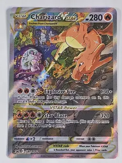Pokemon TCG Charizard UPC Charizard VSTAR Black Star Promo Card SWSH262 - NM - Image 1