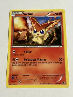 Victini 14/101 Boundaries Crossed Holo Rare🔥2012 Pokemon 3-Card LP LOT🔥 - Image 2