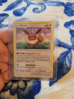 Eevee 11/12 Holo McDonald's Promos 2018 Collection S&M Pokemon Card - Image 1