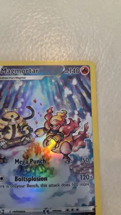 Magmortar GG03/GG70 Crown Zenith Galarian Gallery Full Art Pokemon Card TCG - Image 3