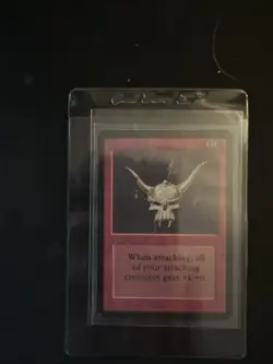 MTG Alpha Orcish Oriflamme Magic: The Gathering Card - Image 1