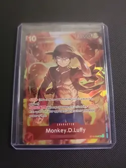 Sealed Promo One Piece CARD Treasure Booster Monkey.D.Luffy ST10-006 SR NEW - Image 1
