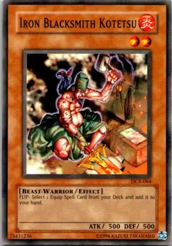 Iron Blacksmith Kotetsu DCR-064 Yu-Gi-Oh! Card Light Play Unlimited - Image 1