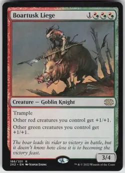 MTG Boartusk Liege 186 Double Masters 2022 R Normal NM - Image 1
