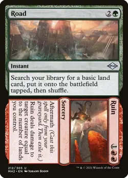 ROAD RUIN (212/303) - Modern Horizons 2 - Regular Uncommon MTG MINT - Image 1