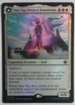 MTG LCI FOIL Ojer taq, Deepest Foundation - Image 1