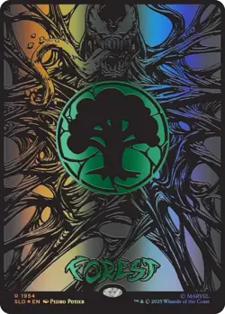 PRE-SALE - FOREST x4✨RAISED FOIL✨ Symbiote Venom Land - Spider-Man Secret Lair - Image 1