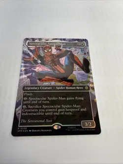 Spectacular Spider-Man (0239) (Borderless) (Textured Foil) Marvel's - Image 2