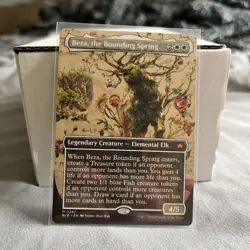 Beza, the Bounding Spring (Borderless) M Bloomburrow 287 NM - Image 1