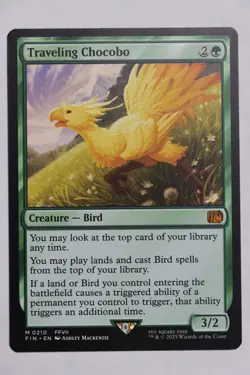Traveling Chocobo Final Fantasy Regular 0210 magic the gathering - Image 1