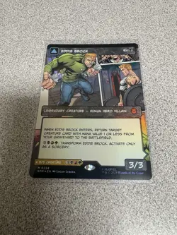 Eddie Brock /Venom, Lethal Protector 0224 Foil Borderless MTG PRINTING STREAKS - Image 1