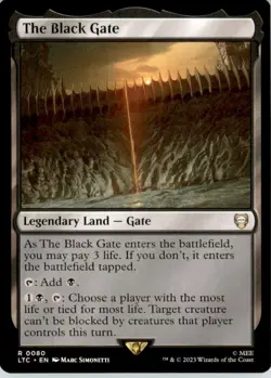 The Black Gate R Commander: The Lord of the Rings: Tales of Middle-earth 80 NM - Image 1