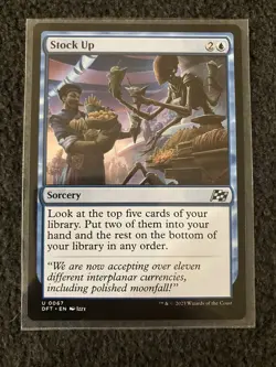 Magic The Gathering MTG - Stock Up - Aetherdrift - Image 1