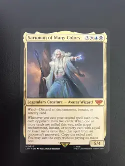 Saruman of Many Colors Universes Beyond: the Lord of the Rings Mtg Mythic 223 - Image 1
