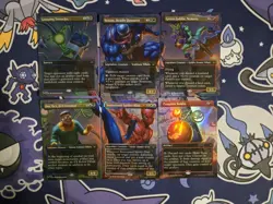 MTG Spider-Man COMPLETE SET of Borderless [Foil] Continuous Art Rares Magic NM/M - Image 1