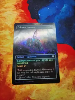 Colossus Hammer (Borderless) - Commander: The Lost Caverns of Ixalan - Foil - NM - Image 1