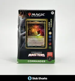MAGIC THE GATHERING COMMANDER MASTERS SLIVER SWARM SEALED DECK - Image 1