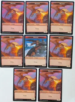 Magic The Gathering: Dragon Token Lot - Image 2