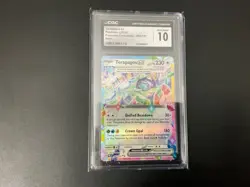 2025 POKEMON PRE EN #092/131 TERAPAGOS EX CGC GEM MINT 10 - Image 1