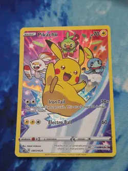 Pokemon TCG SWSH Blackstar Promo: Pikachu #SWSH020 Full Art NM - Image 2