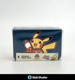 2025 POKEMON WORLD CHAMPIONSHIPS EXCLUSIVE PIKACHU DOUBLE DECK BOX - Image 1