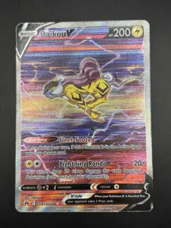 Pokemon TCG Raikou V Crown Zenith GG41/GG70 Ultra Rare - Image 1