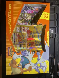 POKEMON RESHIRAM CHARIZARD GX Premium Collection TAG TEAM BOX Sealed - Image 1