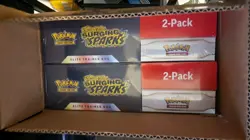 Pokemon Surging Sparks Elite Trainer Box/Booster Bundle Costco 2-Pack - Lot of 2 - Image 1