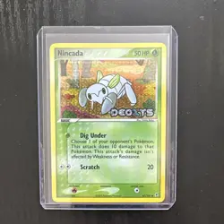 Pokemon Nincada #67/107 Reverse Holo Common - 2005 EX Deoxys - NM or Better Cond - Image 1