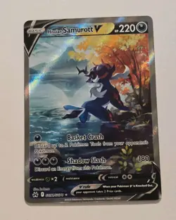 Hisuian Samurott V GG51/GG70 Crown Zenith: Galarian Gallery Holo Pokemon TCG NM - Image 1