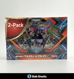 POKEMON TCG LYCANROC SHINY TAPU KOKO GX BOX SEALED 2 PACK - Image 2