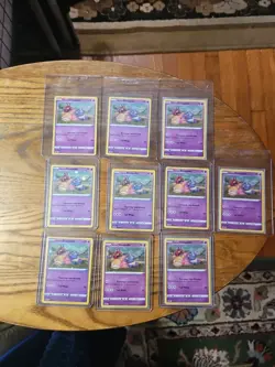 10 HD SWIRL Pokemon TCG Galarian Slowpoke Cosmos SWSH Black Star Promo SWSH126 - Image 2