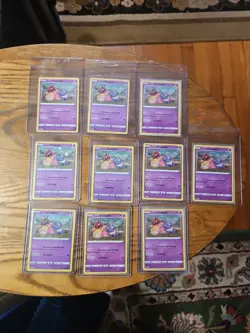 10 HD SWIRL Pokemon TCG Galarian Slowpoke Cosmos SWSH Black Star Promo SWSH126 - Image 3