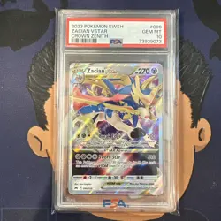 💎PSA 10 GEM MINT 2023 Pokemon Crown Zenith ZACIAN VSTAR #096 Ultra Rare - Image 2