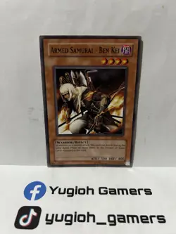 YU-GI-OH ARMED SAMURAI-BEN KAI FET-EN023 COMMON LIGHT PLAYED - Image 1