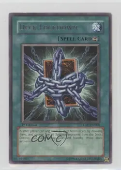 R - Deck Lockdown 1st Ed. YuGiOh Light of Destruction #LODT-EN060 2008 - Image 1