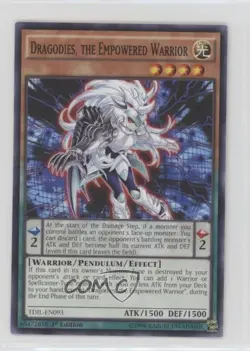 Dragodies the Empowered Warrior 1st Ed. YuGiOh The Dark Illusion #TDIL-EN093 - Image 1